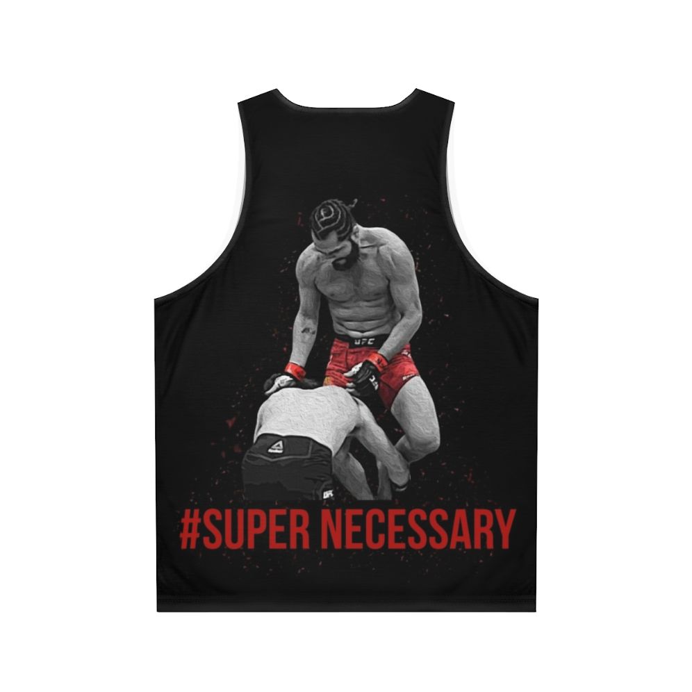 Jorge Masvidal UFC MMA Fighter Unisex Tank Top - Back