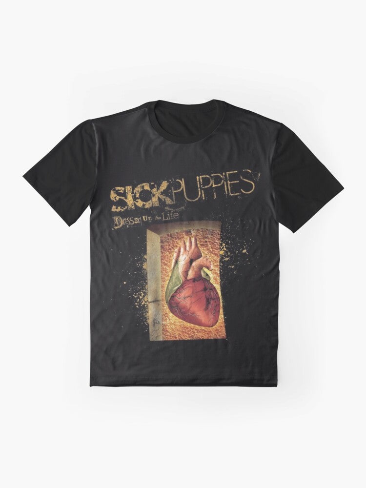 Sick Puppies Band Logo Graphic T-Shirt - Flat lay