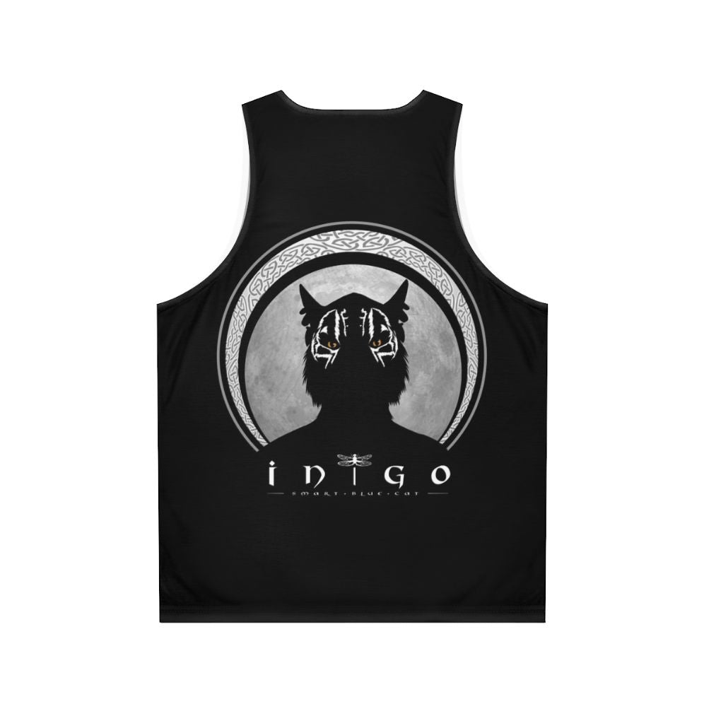 Silhouetted Inigo Unisex Tank Top - Back