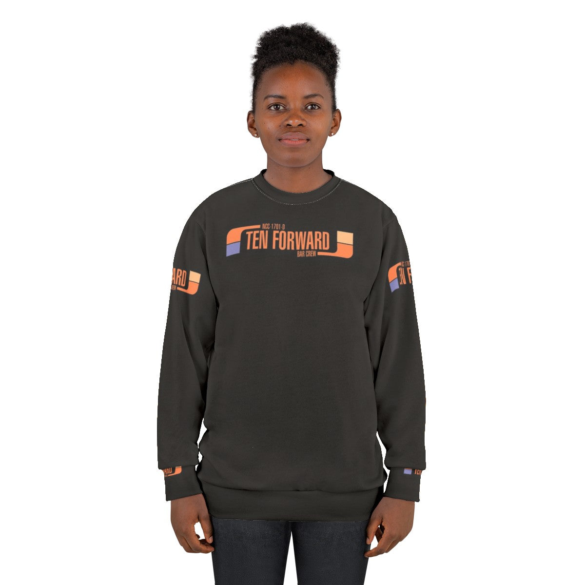 Star Trek NCC-1701-D Crew Sweatshirt - women