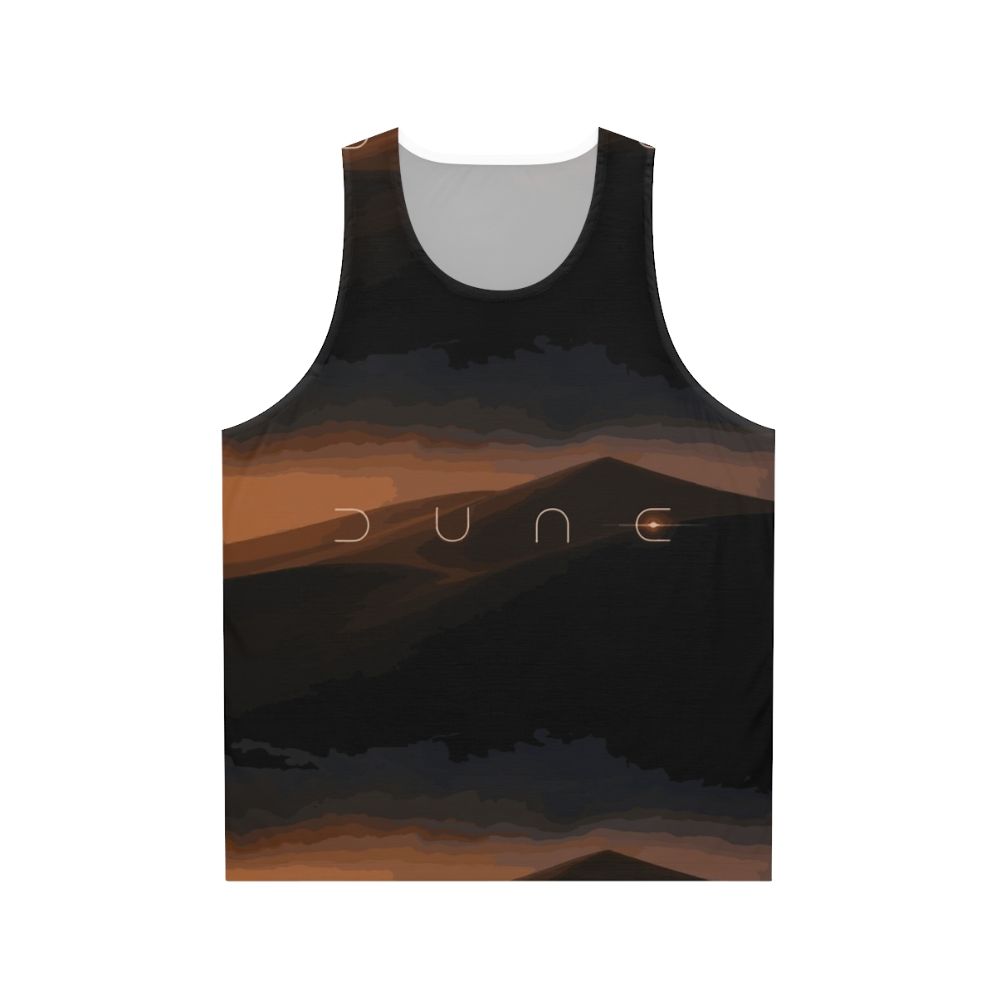 Dune landscape unisex tank top