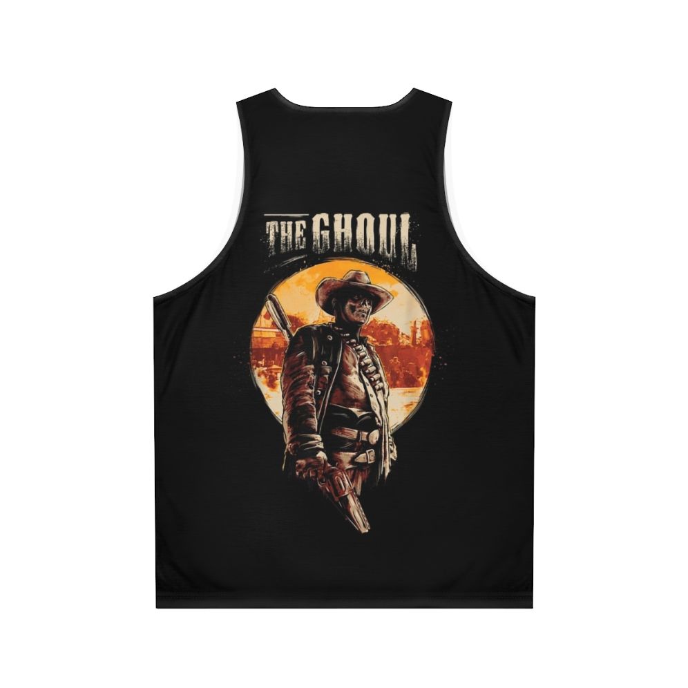 Ghoul unisex tank top for fallout fans and gamers - Back