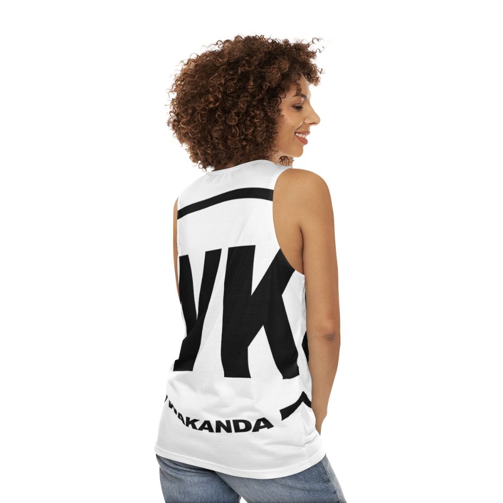 Wakanda Unisex Tank Top - women back