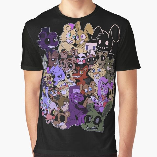 Five Nights at Freddy's FNAF Graphic T-Shirt