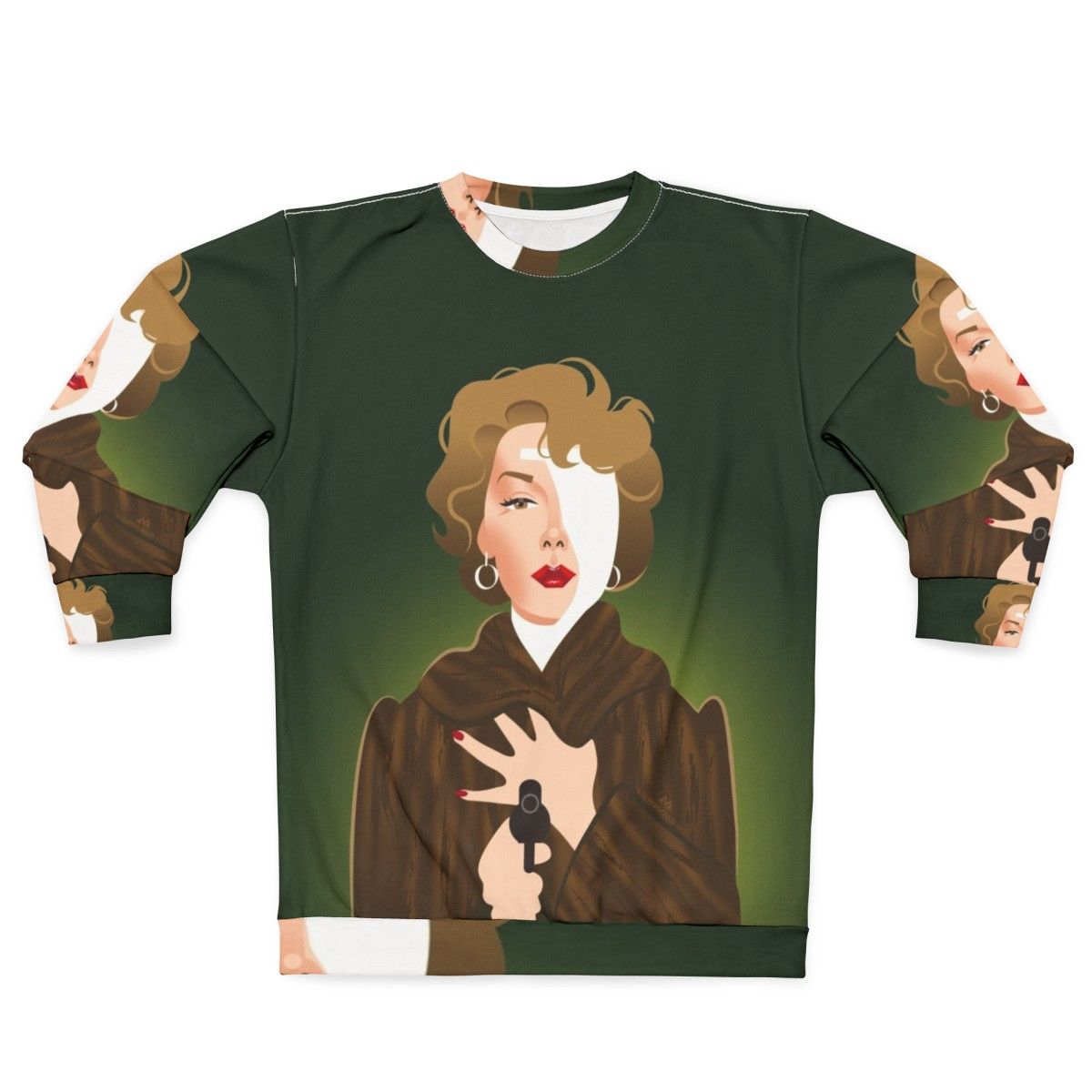 Debby Sweatshirt - Film Noir Femme Fatale Inspired Movie Merchandise