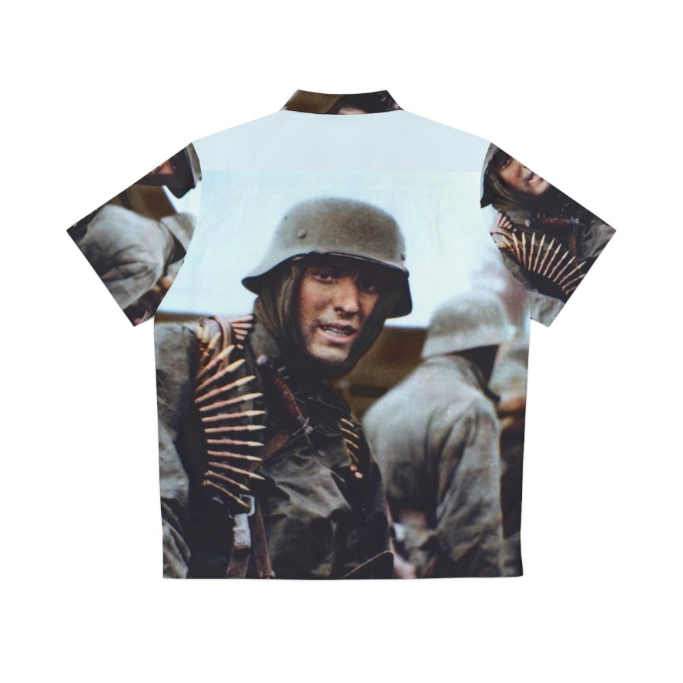 Battle of the Bulge Colorized WWII Hawaii Shirt - Back