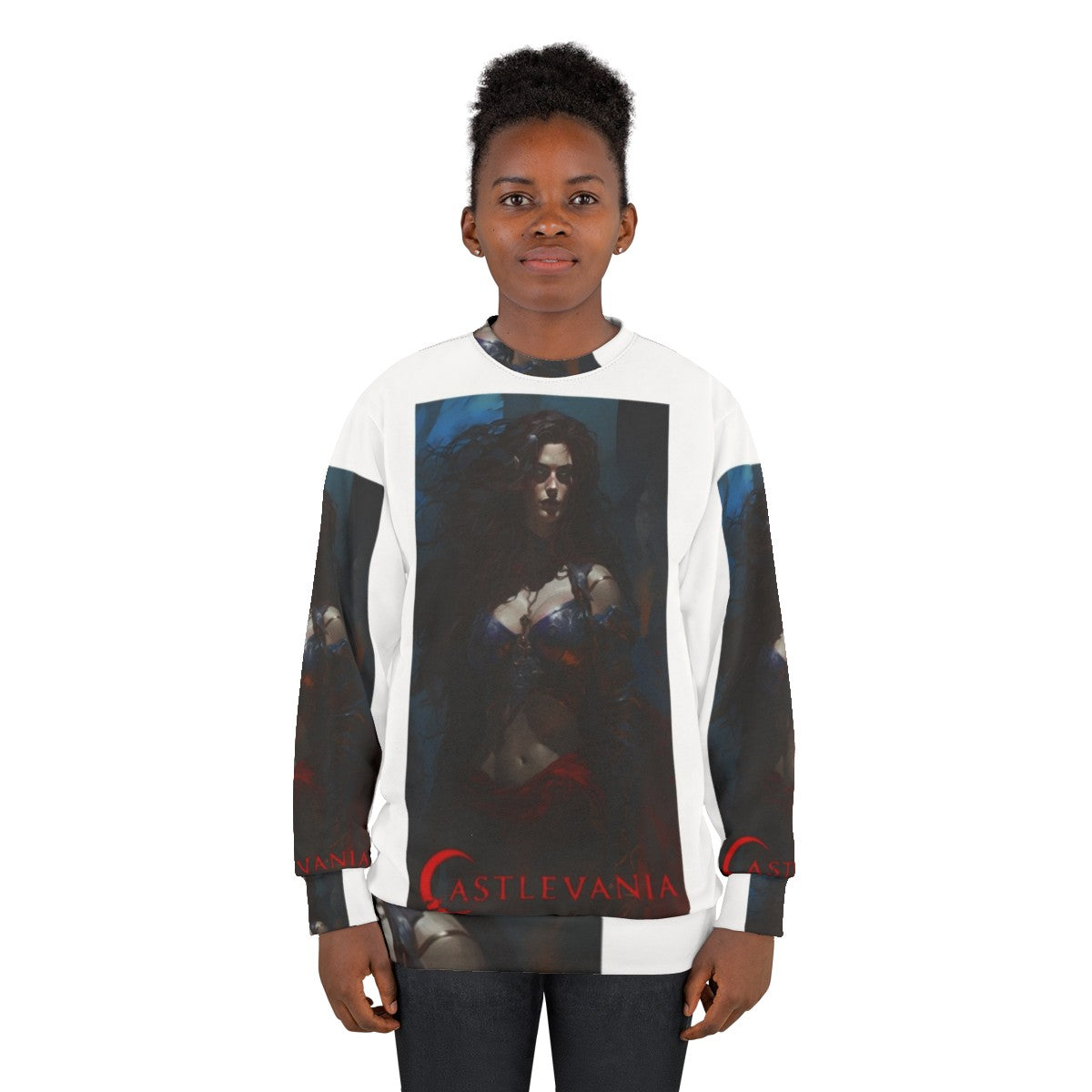 Castlevania Striga Painting Sweatshirt - women