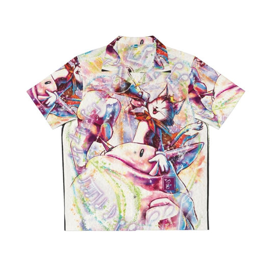 Cait Sith Watercolor Hawaiian Shirt