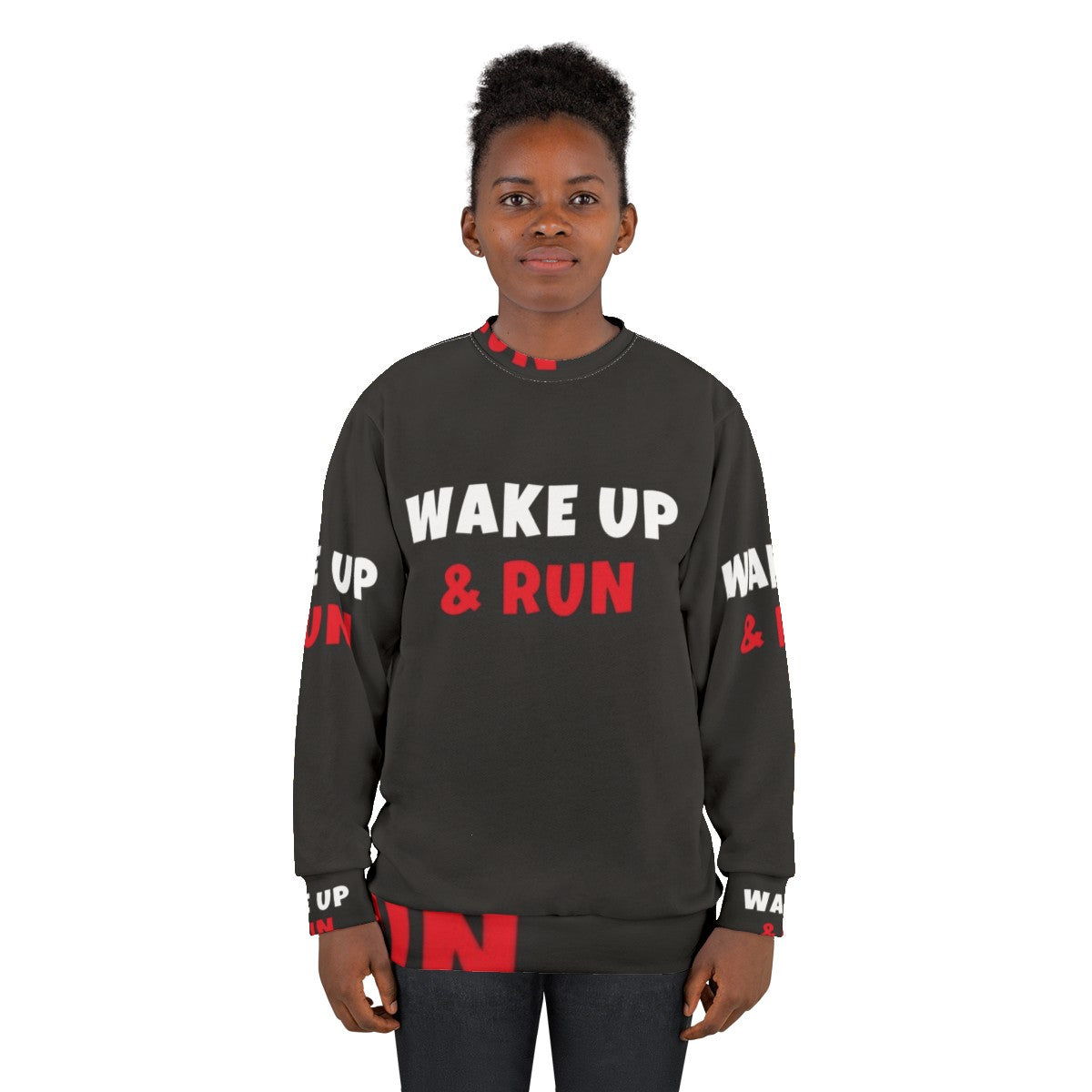 Wake Up And Run Workout Hoodies - women