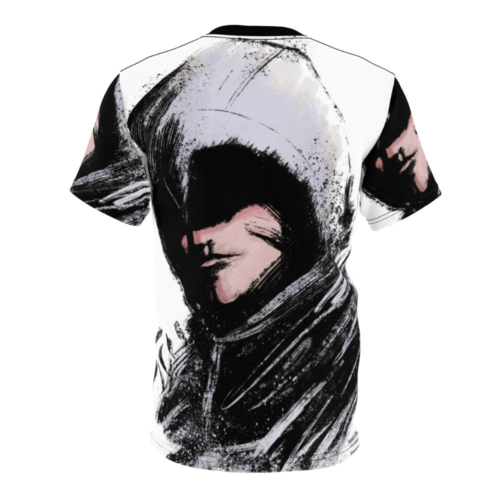 Assassin's Creed Inspired T-Shirt Featuring Comic Book Style Artwork - Back