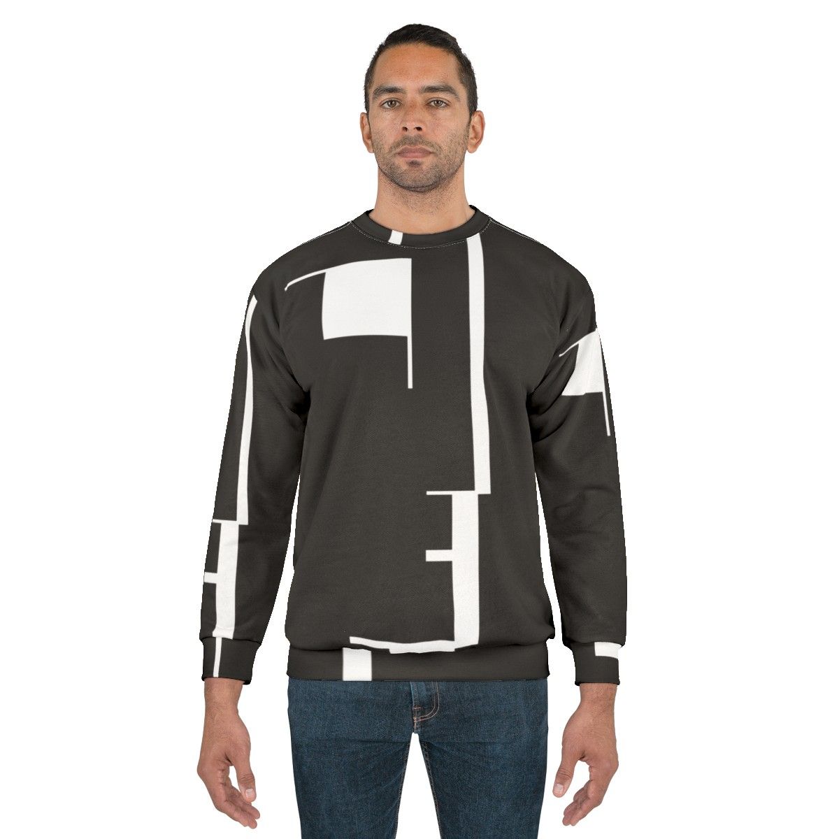 Bauhaus inspired gothic goth sweatshirt - men