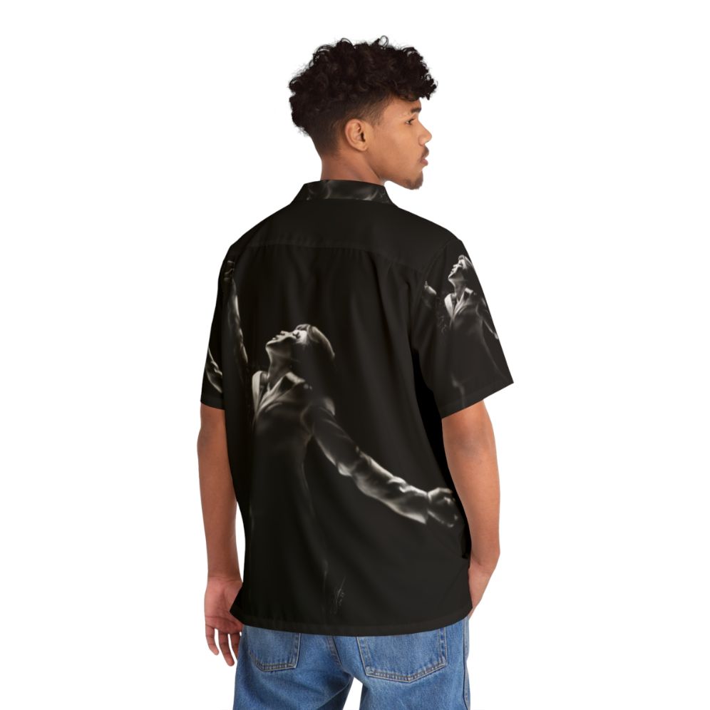 BTS Jimin Black Swan Hawaiian Shirt - People Back