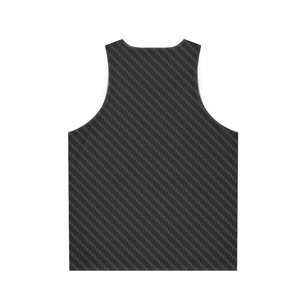 Carbon fibre unisex tank top for heavy duty and industrial use - Back