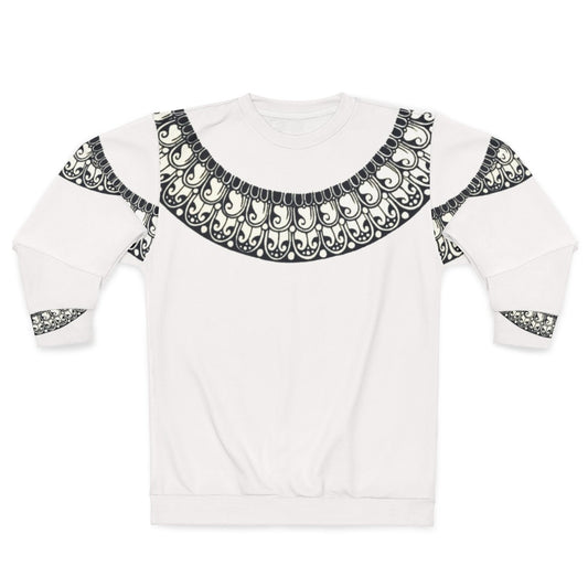 Circle Sweatshirt with Vibrant Patterns