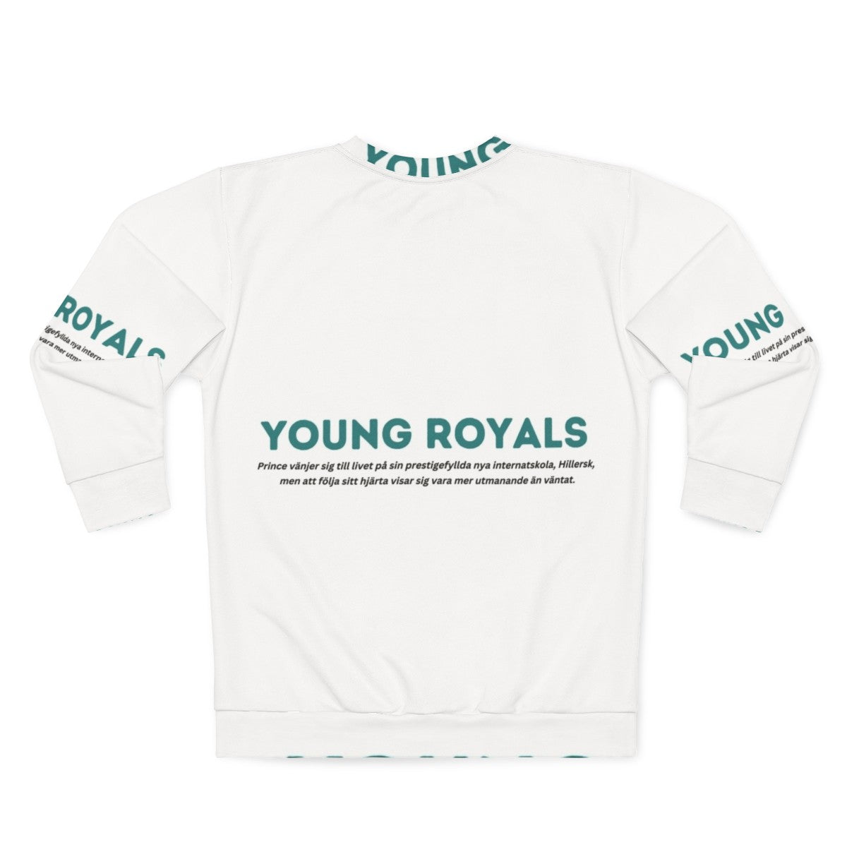 Young Royals Netflix Sweatshirt featuring Edvin Ryding and Omar Rudberg - Back