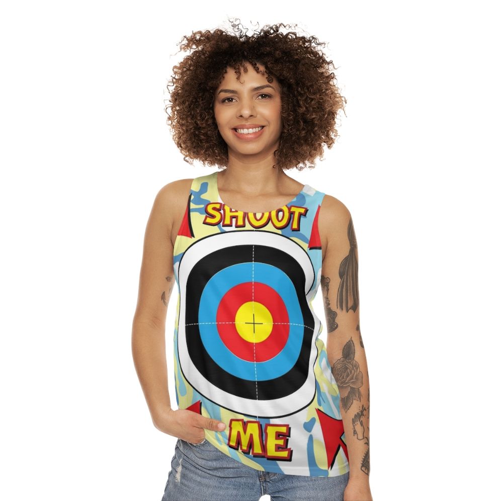 Paintball Stag Hen Do Target Unisex Tank Top - women