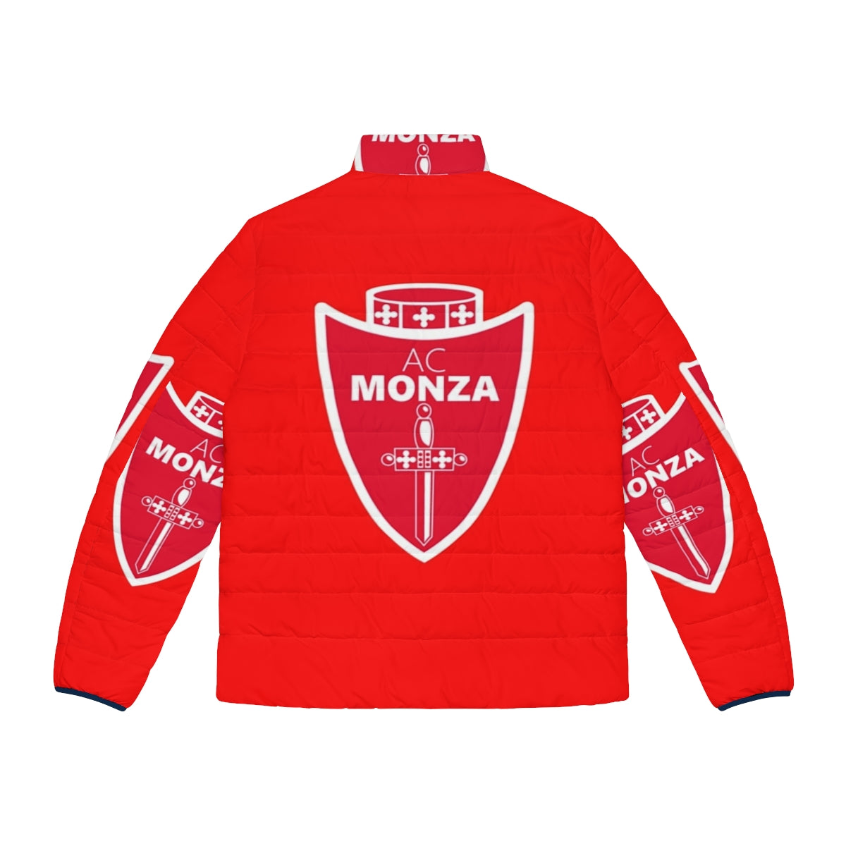 A.C. Monza Puffer Jacket, the perfect sports-inspired outerwear for football enthusiasts - Back