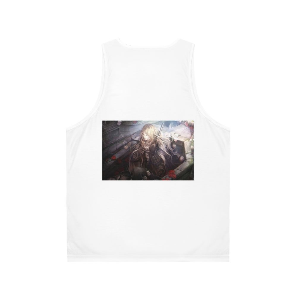 Castlevania Alucard Unisex Tank Top - Back