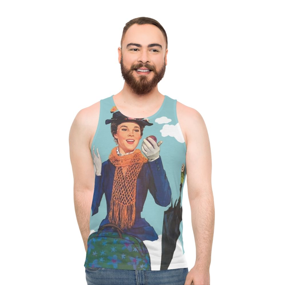 Vintage Mary Poppins Retro Unisex Tank Top - men