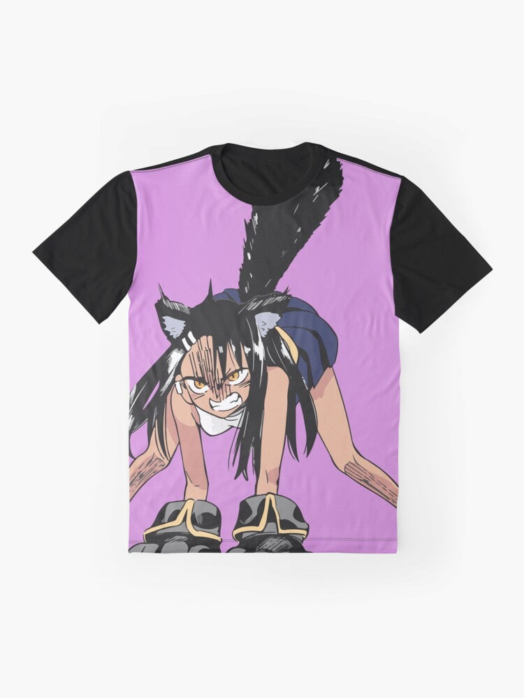 Nekotoro anime character graphic t-shirt - Flat lay