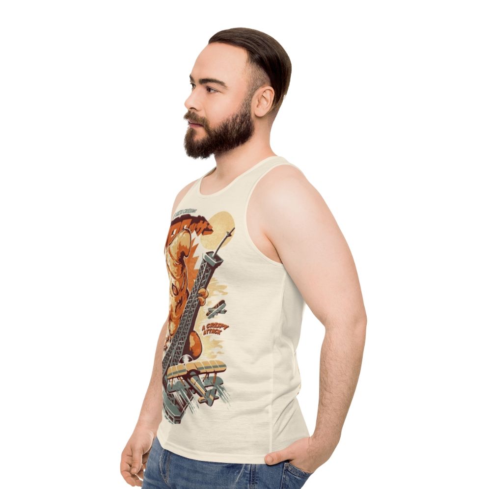 Kaijussant Unisex Retro Tank Top - men side