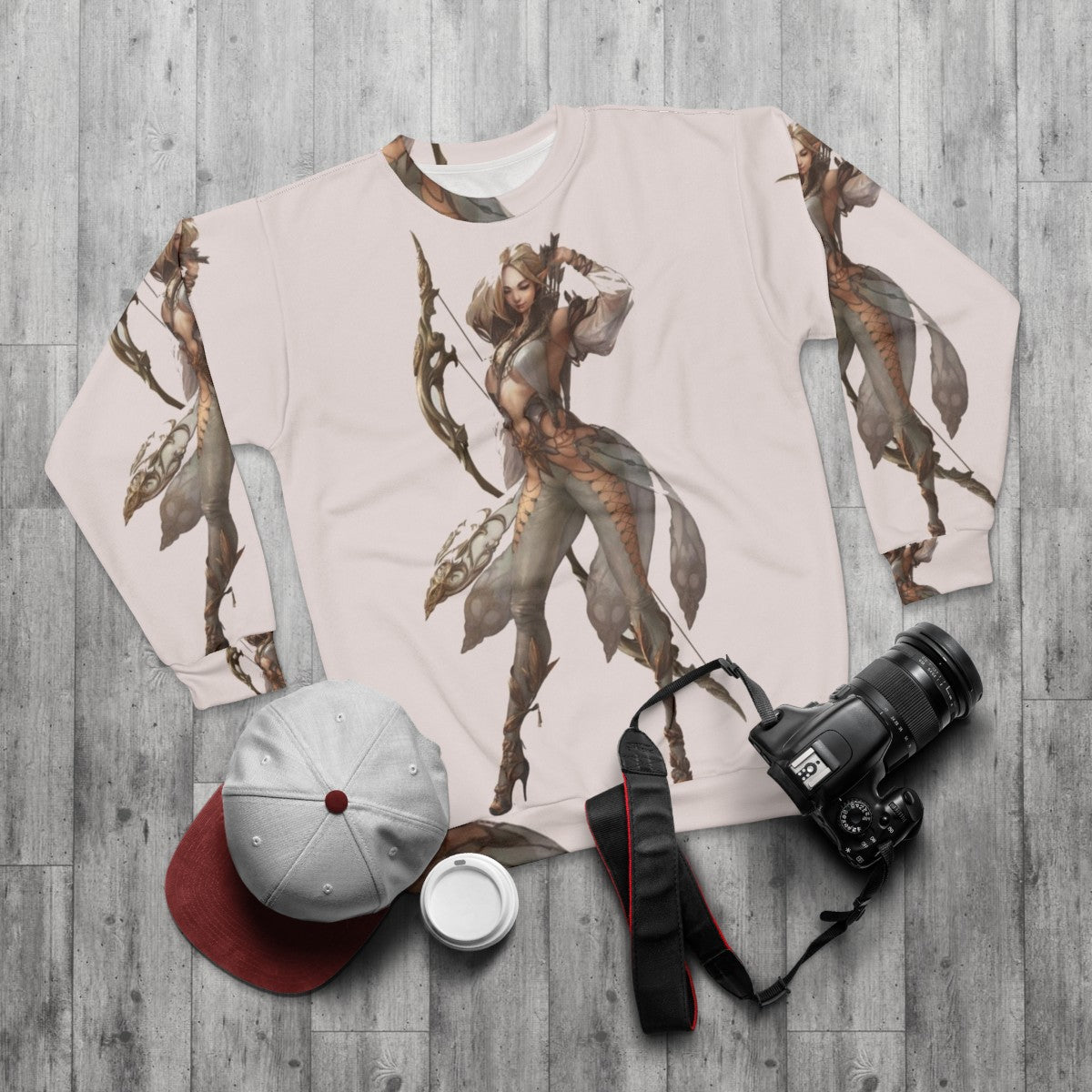 Castlevania Movie Inspired Sweatshirt - flat lay