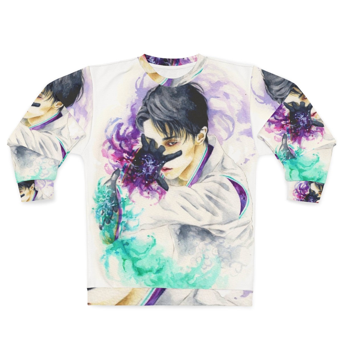 Yuzuru Hanyu Seimei Watercolor Sweatshirt