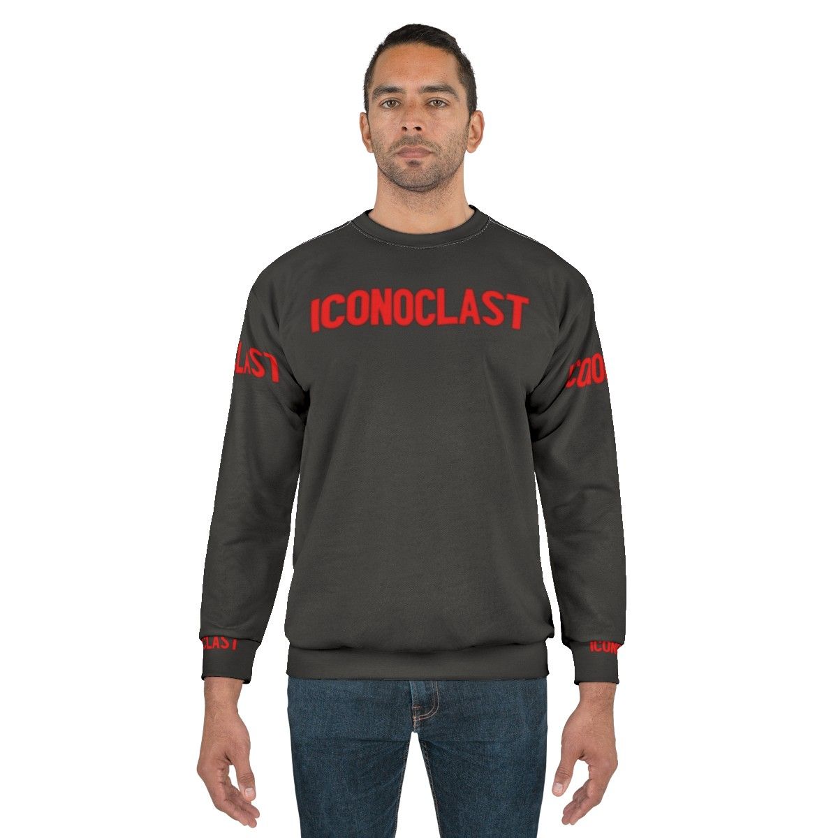 Iconoclast Sweatshirt, featuring a bold design for the nonconformist - men