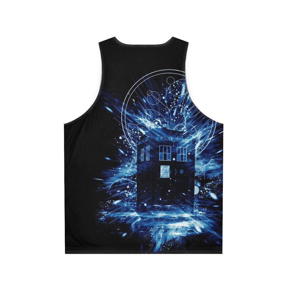 Time Storm Unisex Doctor Who Inspired Tank Top - Back