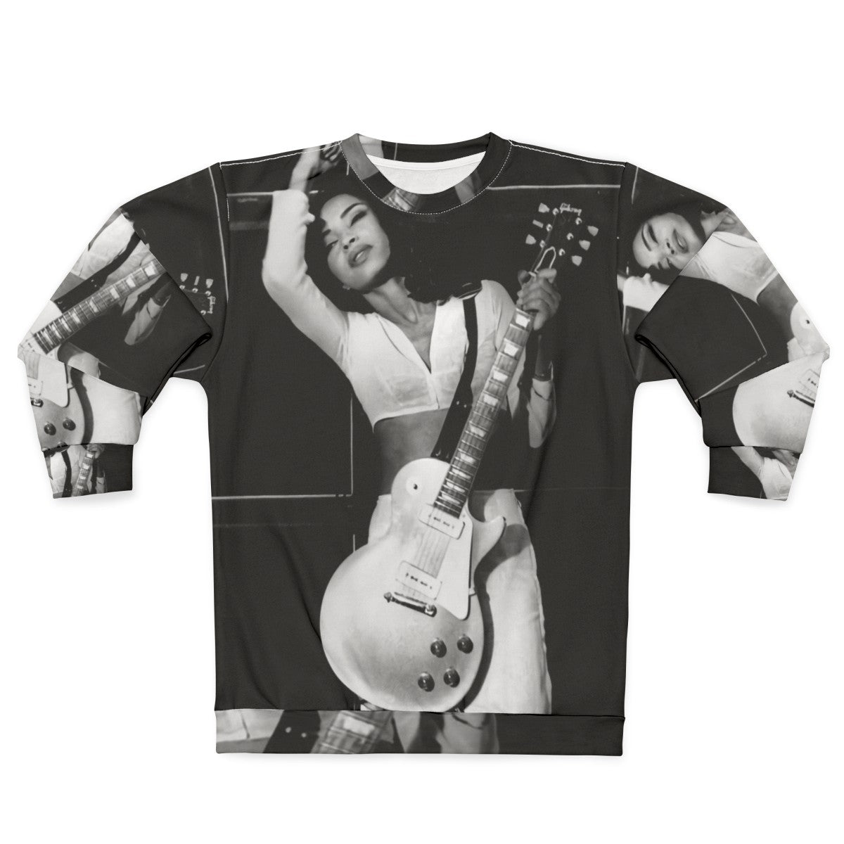 Sade inspired guitar aesthetic sweatshirt