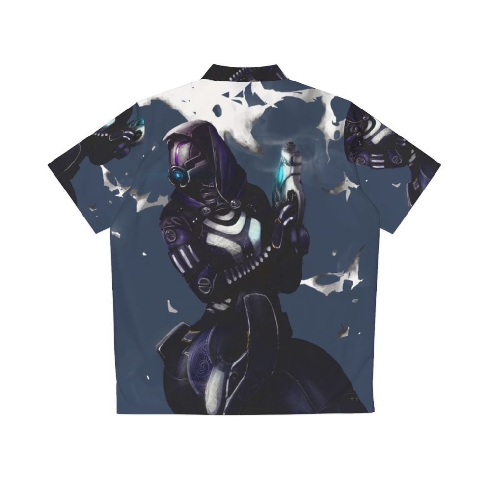 Tali Zorah Mass Effect Quarian Hawaiian Shirt - Back