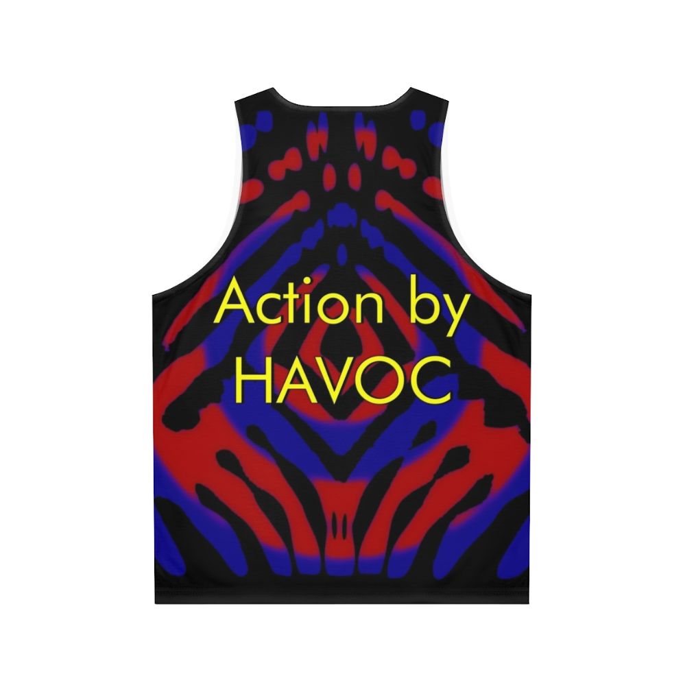 Action Havoc Unisex Tank Top - Back