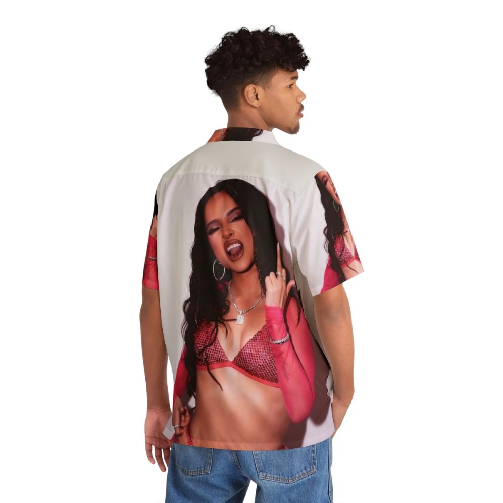 Becky G Hawaiian Shirt with Vibrant Reggaeton-Inspired Design - People Back