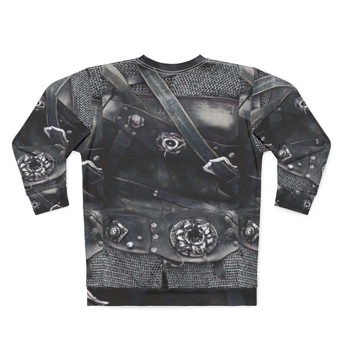 Armour gear sweatshirt with faux leather accents - Back