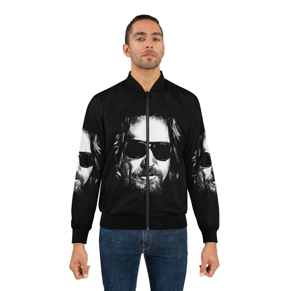 "The Dude" Bomber Jacket inspired by The Big Lebowski and featuring Jeff Bridges as The Dude - Lifestyle