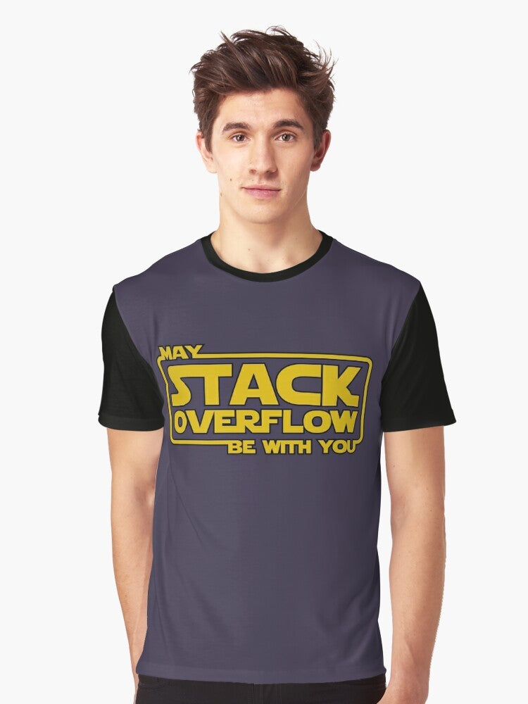 Stack Overflow inspired graphic t-shirt for programmers and developers - Men