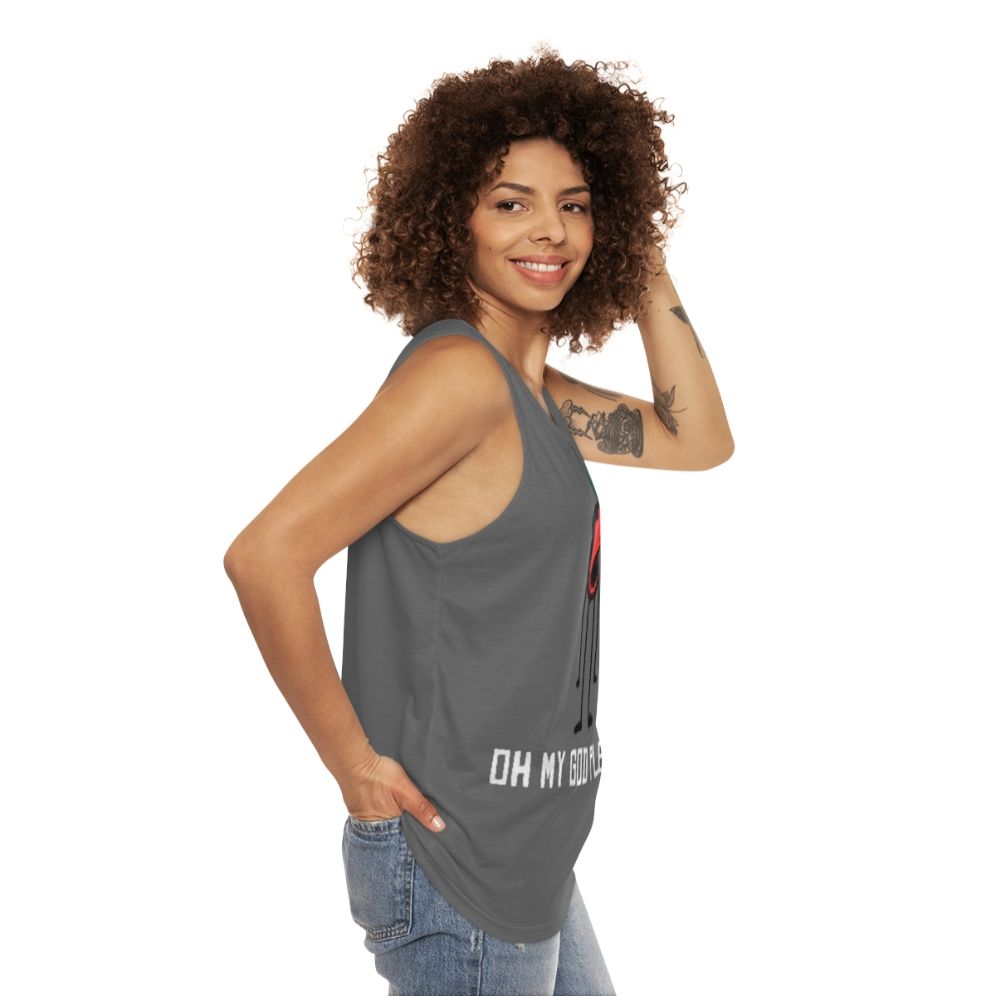 Callmecarson inspired unisex tank top - women side