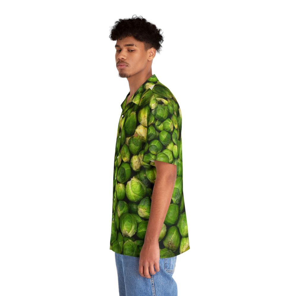 Brussels sprouts patterned Hawaiian style shirt - People Left