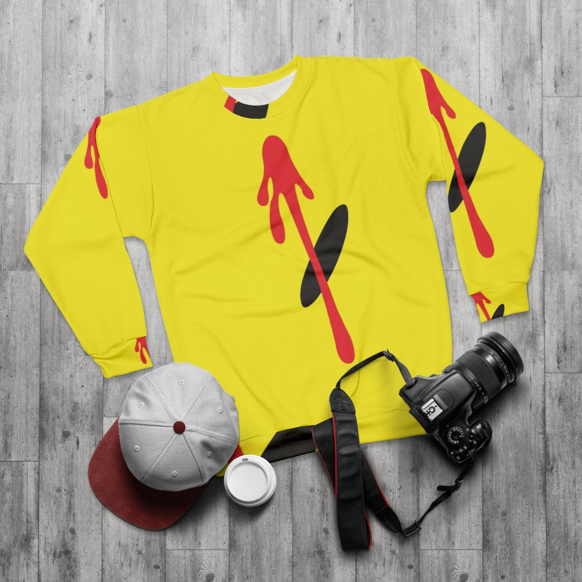 Watchmen Eye Logo Sweatshirt - flat lay