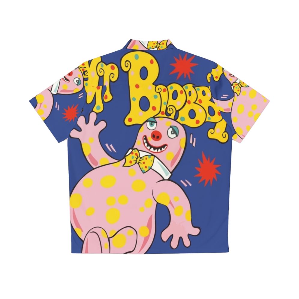 Blobby Hawaiian Shirt with Christmas Design - Back