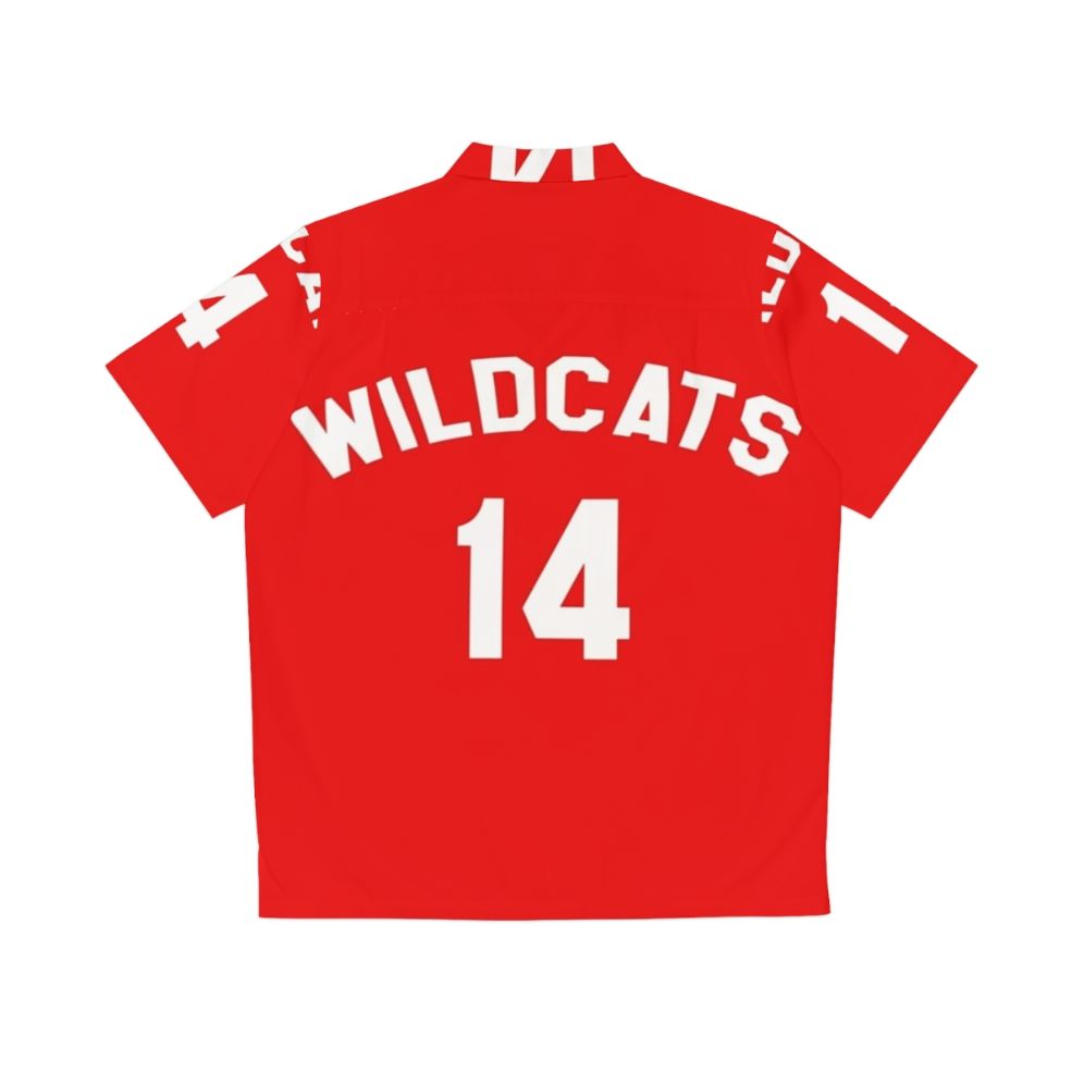 High School Musical Wildcats Sports Themed Hawaiian Shirt - Back