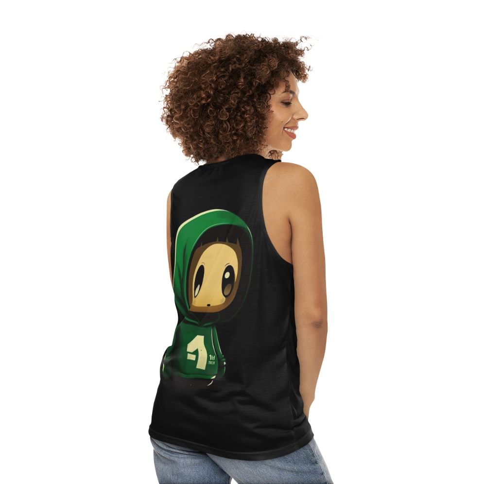 Squid Game Kang Sae Byeok Player 067 Unisex Tank Top - women back