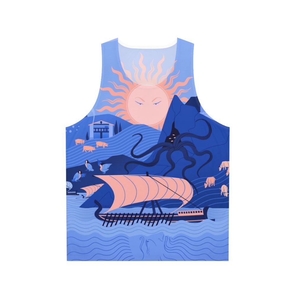 Odyssey unisex tank top featuring Greek mythology