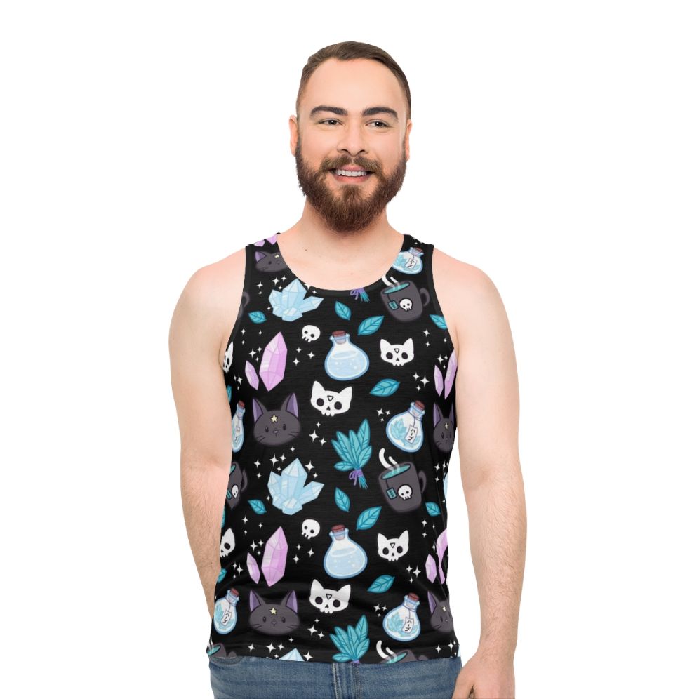 Herb Witch Black Nikury Unisex Tank Top - men