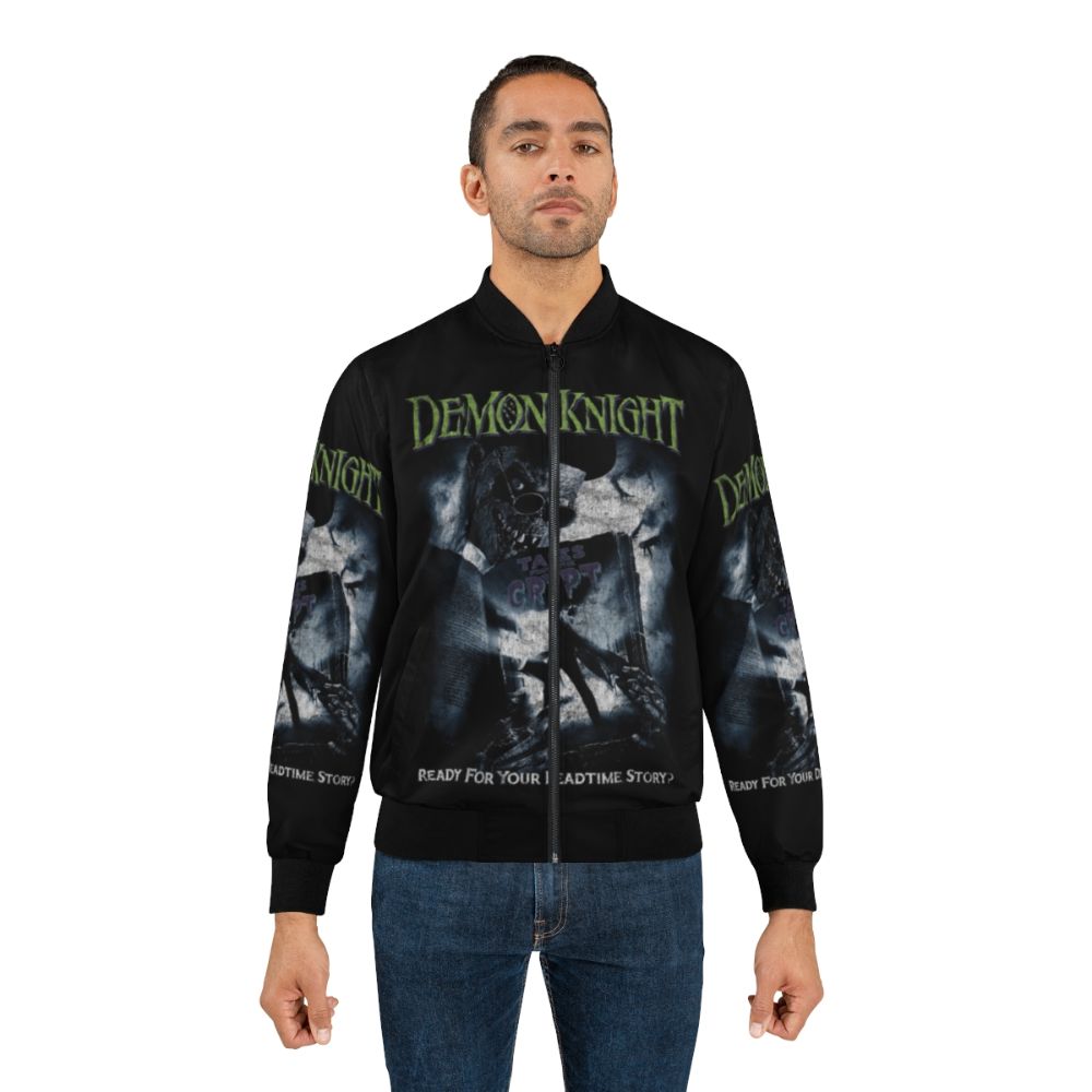 Demon Knight Tales from the Crypt Horror Bomber Jacket - Lifestyle