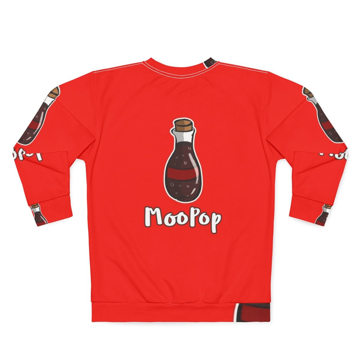 Moopop Soda by Scar Sweatshirt featuring mycelium resistance design - Back