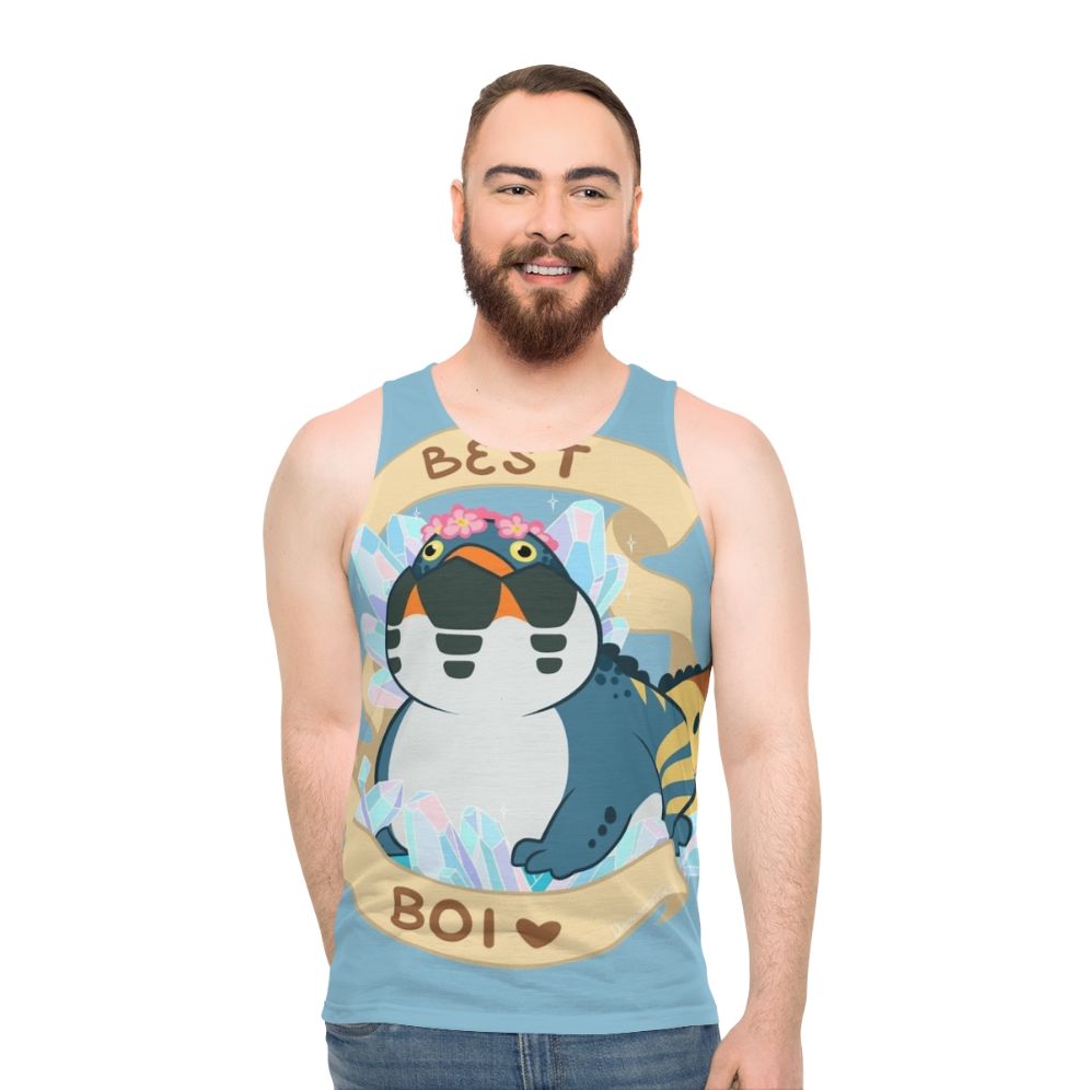 Dodogama chibi design unisex monster hunter world tank top - men