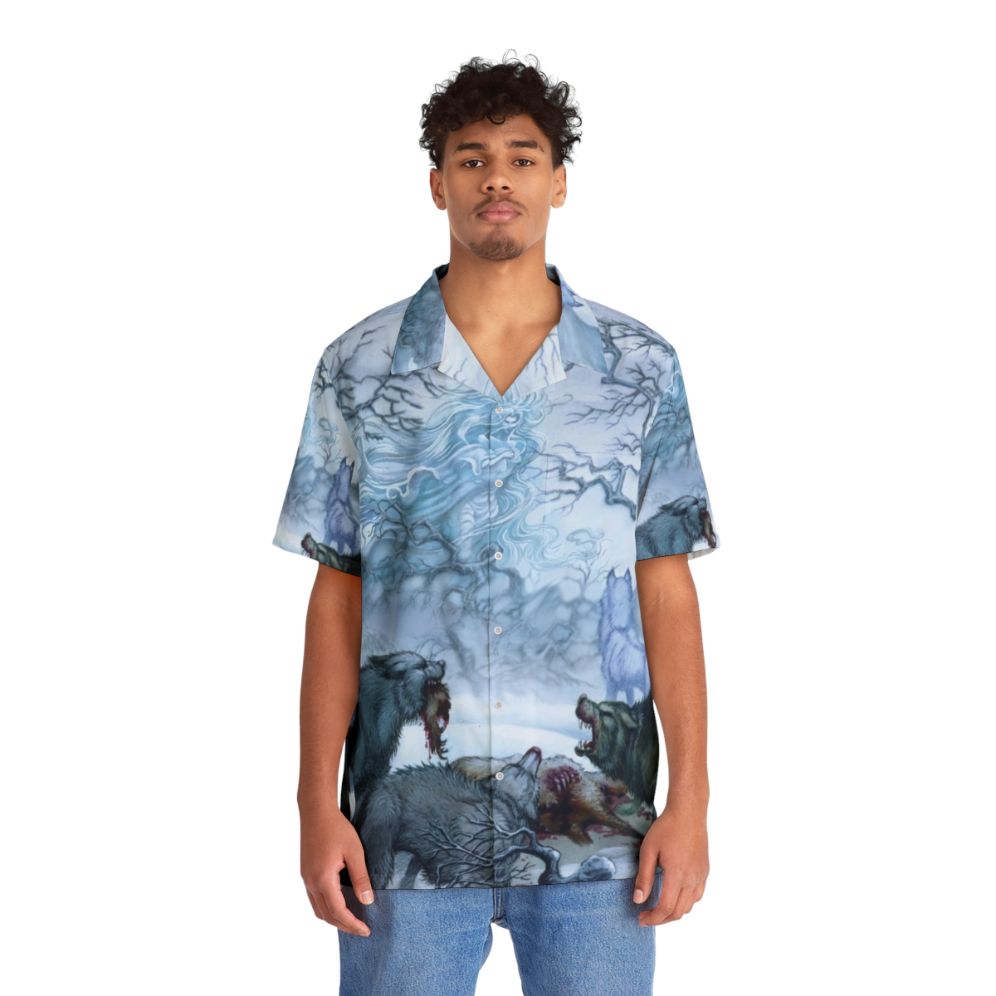 Elfquest Wolf Timmain Hawaiian Shirt - People Front