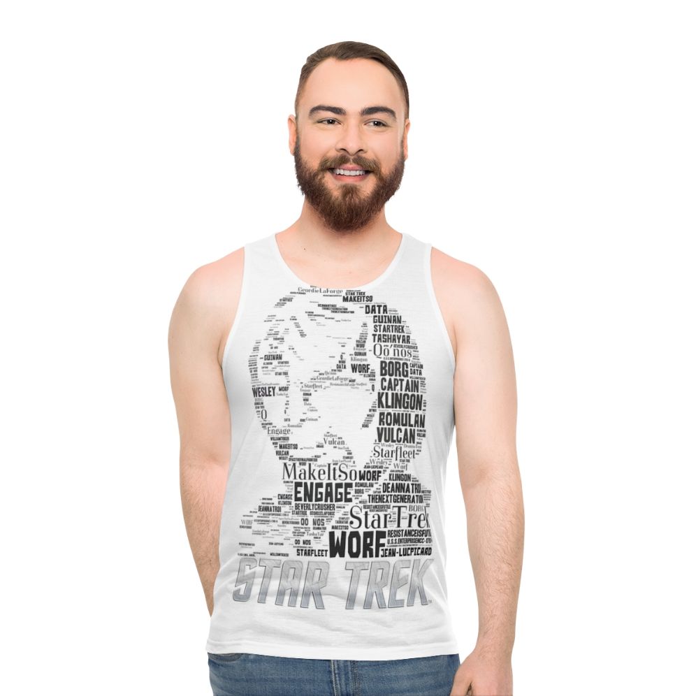 Lieutenant Worf Star Trek Next Generation Unisex Tank Top - men