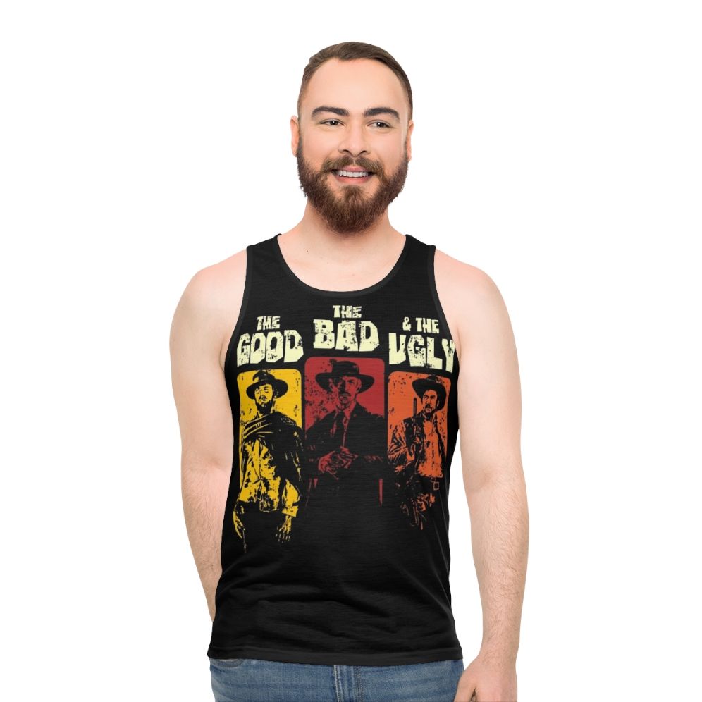 Unisex 'The Good, The Bad, The Ugly' spaghetti western inspired tank top - men